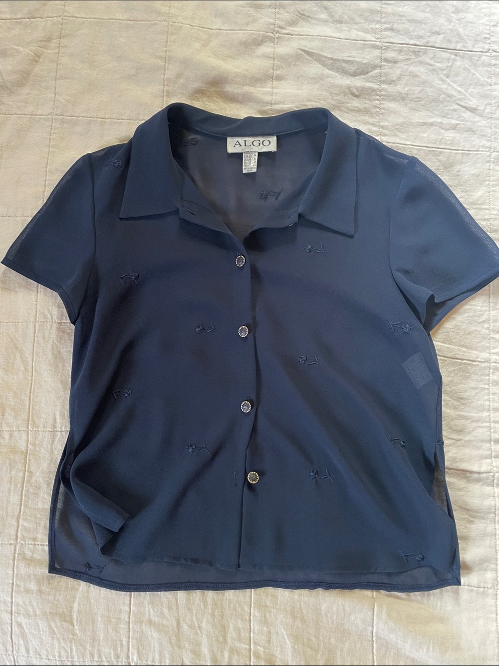 Sheer Vintage blouse